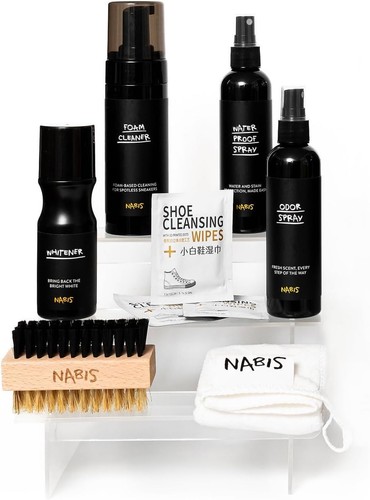 Premium sneaker cleaner kit - cleaner, w/